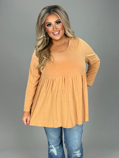 26 SQ-D {Dance The Night Away} Spicy Mustard  Tunic PLUS SIZE XL 2X 3X