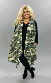 SALE!! OT-Z {Combat} Green Camo Soft Knit Vest PLUS SIZE XL 2X 3X